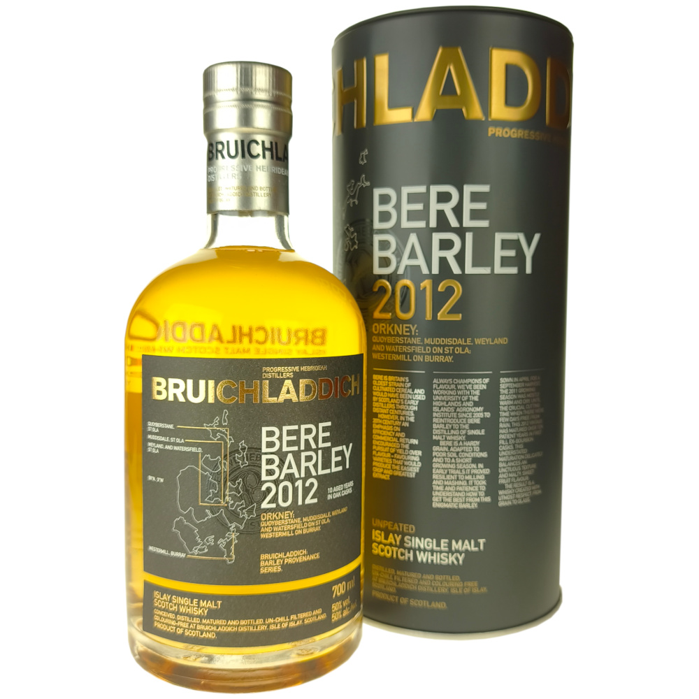 Bruichladdich Bere Barley 2012, Islay Single Malt 2 Bruichladdich Bere Barley 2012 Islay Single Malt